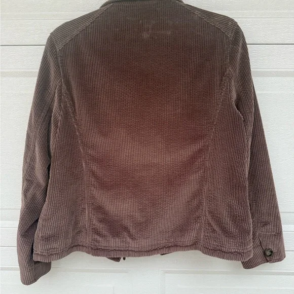 L.L. Bean Dark Brown Corduroy Utility Jacket - Picture 4 of 8